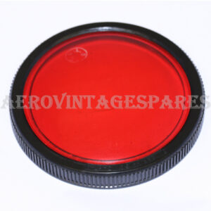 5CX/3467 - Front domed red, Ex mod Military electrical spares and aircraft Spare parts