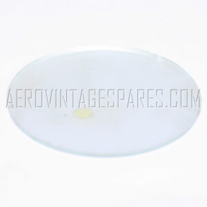 5CX/4111 - Frosted glass, Ex mod Military electrical spares and aircraft Spare parts