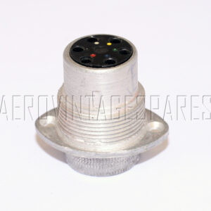 5CY/1001 - Socket 6 Pole, Ex mod Military electrical spares and aircraft Spare parts
