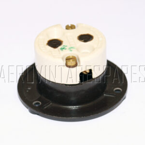 5CY/1044 - Socket 2 Pole  , Ex mod Military electrical spares and aircraft Spare parts