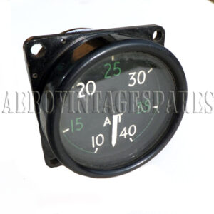 6A/1588 - Altimeter Mk 12D Fluorescent. Range 10 to 40,000 cabin non-sensitive altimeter, 2" dia face approx. Used for the flight engineer to set the correct oxygen level.