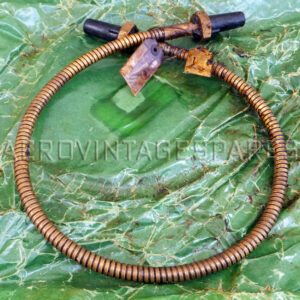 6A/189 - Flexible drive, Rev Counter Cable 2ft 6"  Electro Plated £110.00 Brass £121.00  This item is made to order and is therefore non returnable.  ---  We have limited stock of wartime manufacture cables, please see individual listings.  We can make up rev counter cables to any length you require, electro tinned flexible elements or brass. Below are the standard Air Ministry sizes with their reference, but we can also make up any length to your requirement.   The price of non-standard sizes depends on the length; please enquire.  6A/1488           3'  6A/192             4' 6"     6A/146             3' 6A/57               5'         6A/188             2' 6A/59               6' 6A/187             1' 6" 6A/188             1 ft 6A/189             2' 6" 6A/146             3 ft 6A/191             4 ft 6A/64               7 ft 6A/66               8 ft 6A/68               9 ft 6A/70               10 ft 6A/110             11 ft 6A/404             12 ft 6A/678             14 ft 6A/75               15' 6" 6A/77               22 ft 6A/148             27' 6"